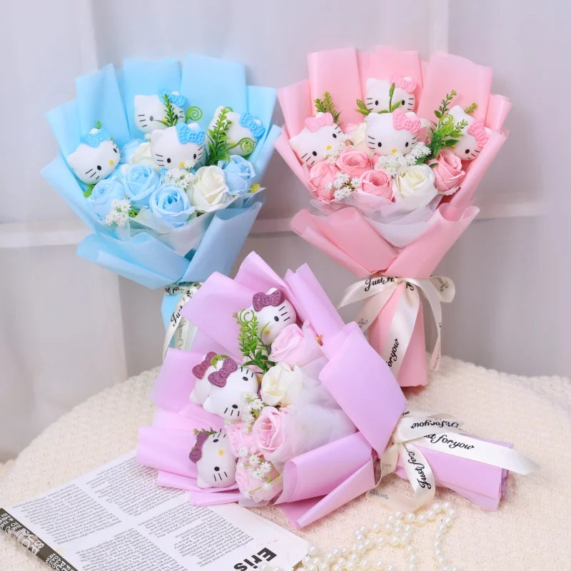 Classic Hello Kitty Plush Bouquet