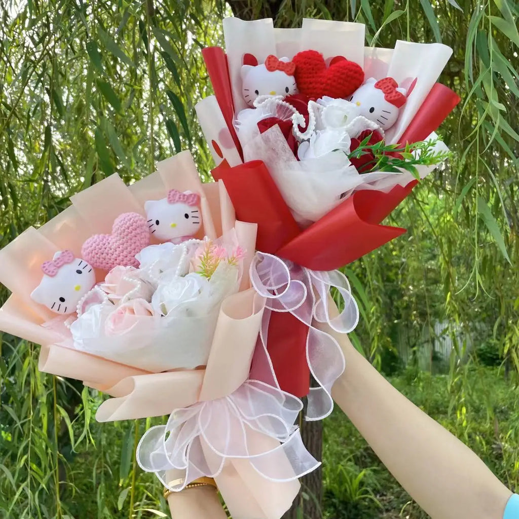 Classic Hello Kitty Plush Bouquet