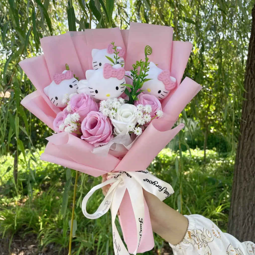 Classic Hello Kitty Plush Bouquet