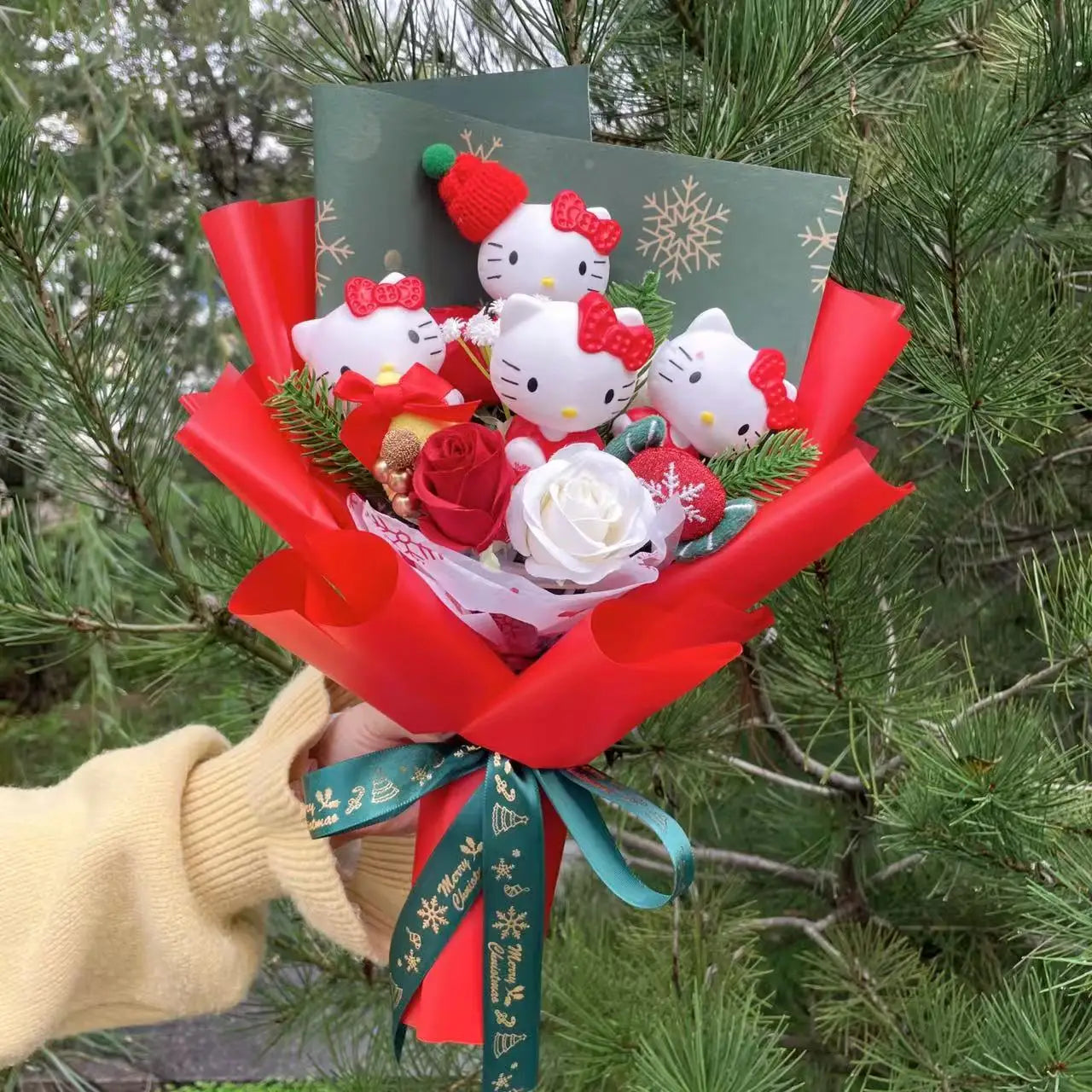 LIMITED Christmas Hello Kitty Bouquet