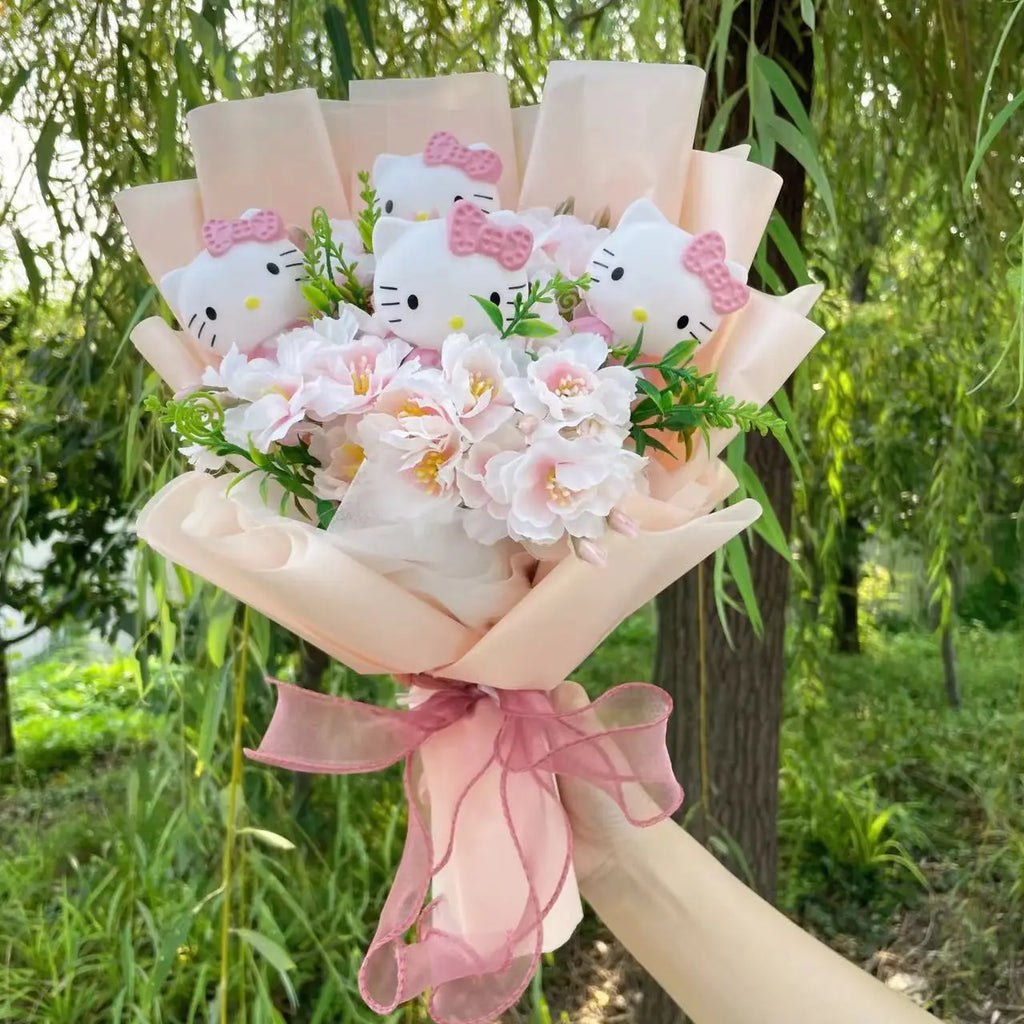 Classic Hello Kitty Plush Bouquet