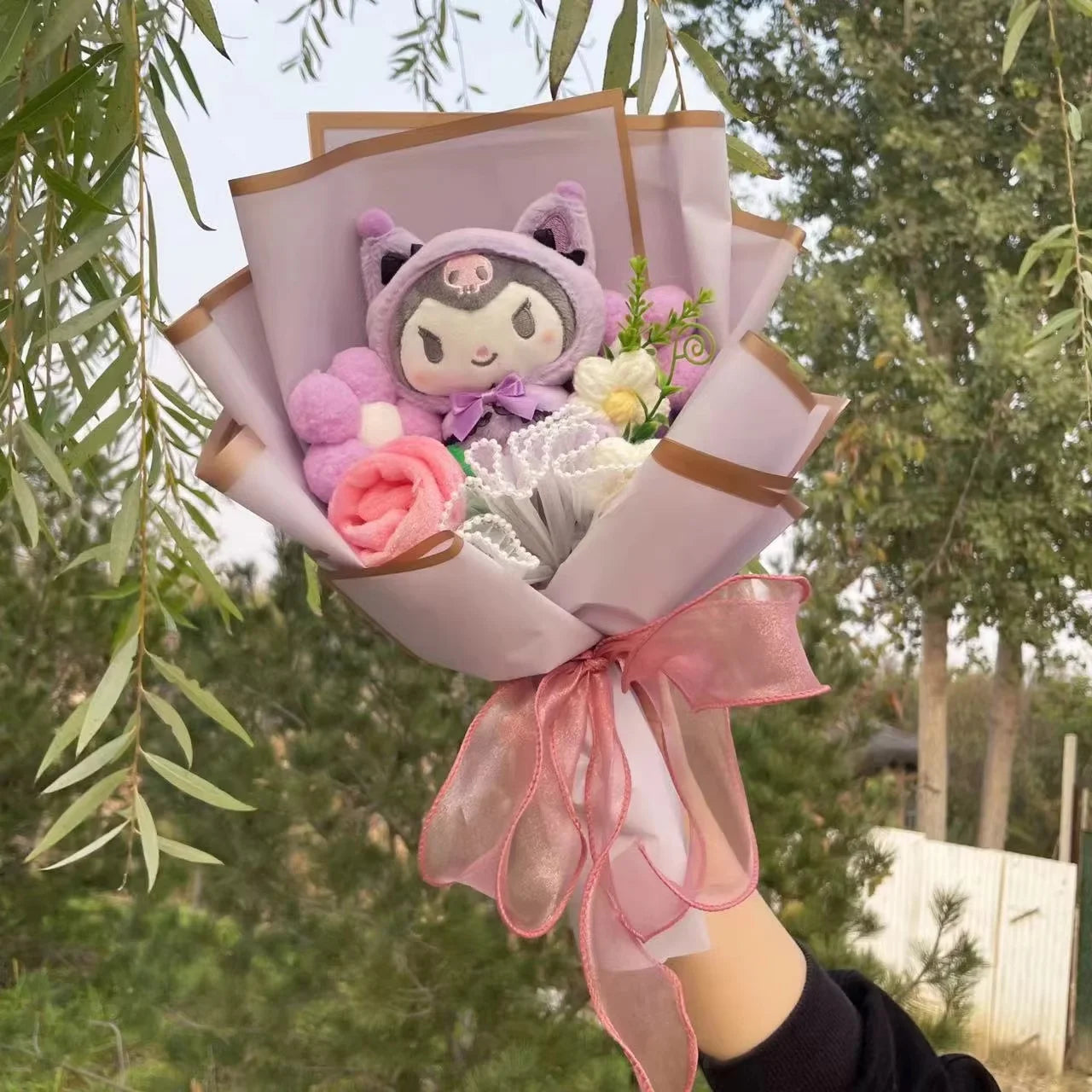 Kuromi SIngle Plush Bouquet