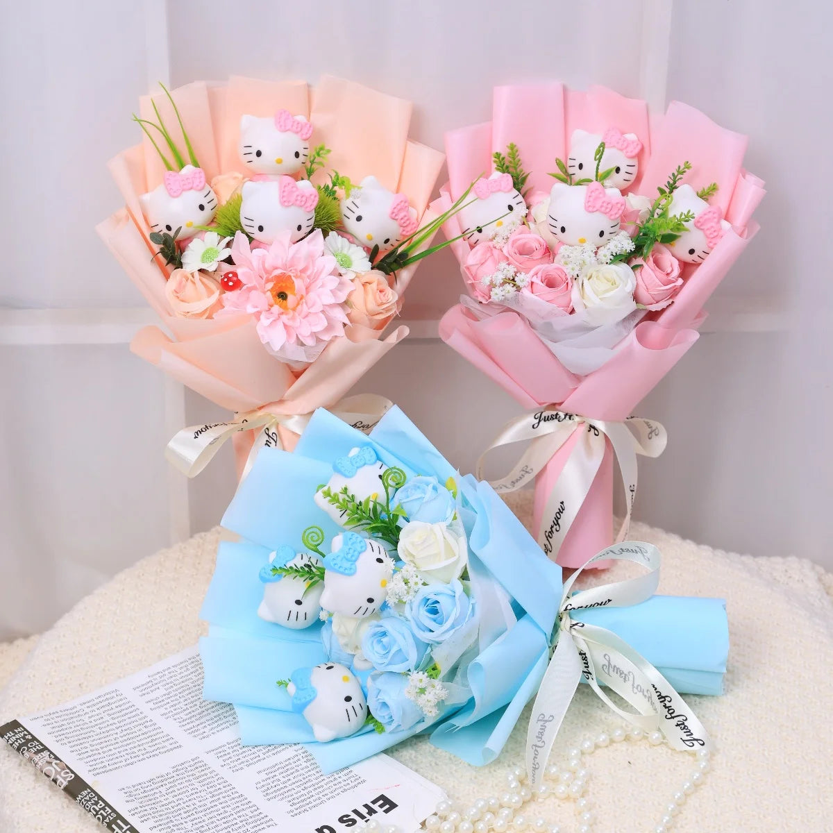 Love Hello Kitty Plush Bouquet