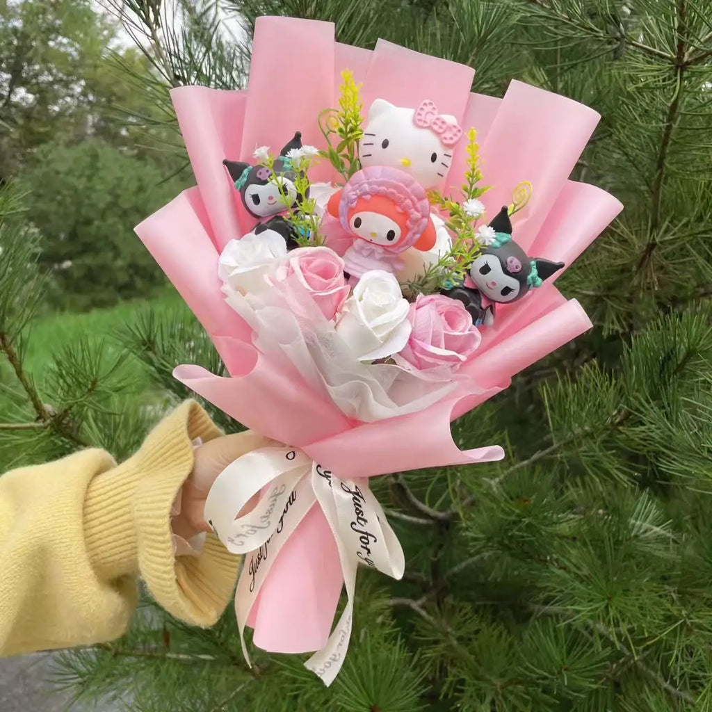 Classic Hello Kitty Plush Bouquet