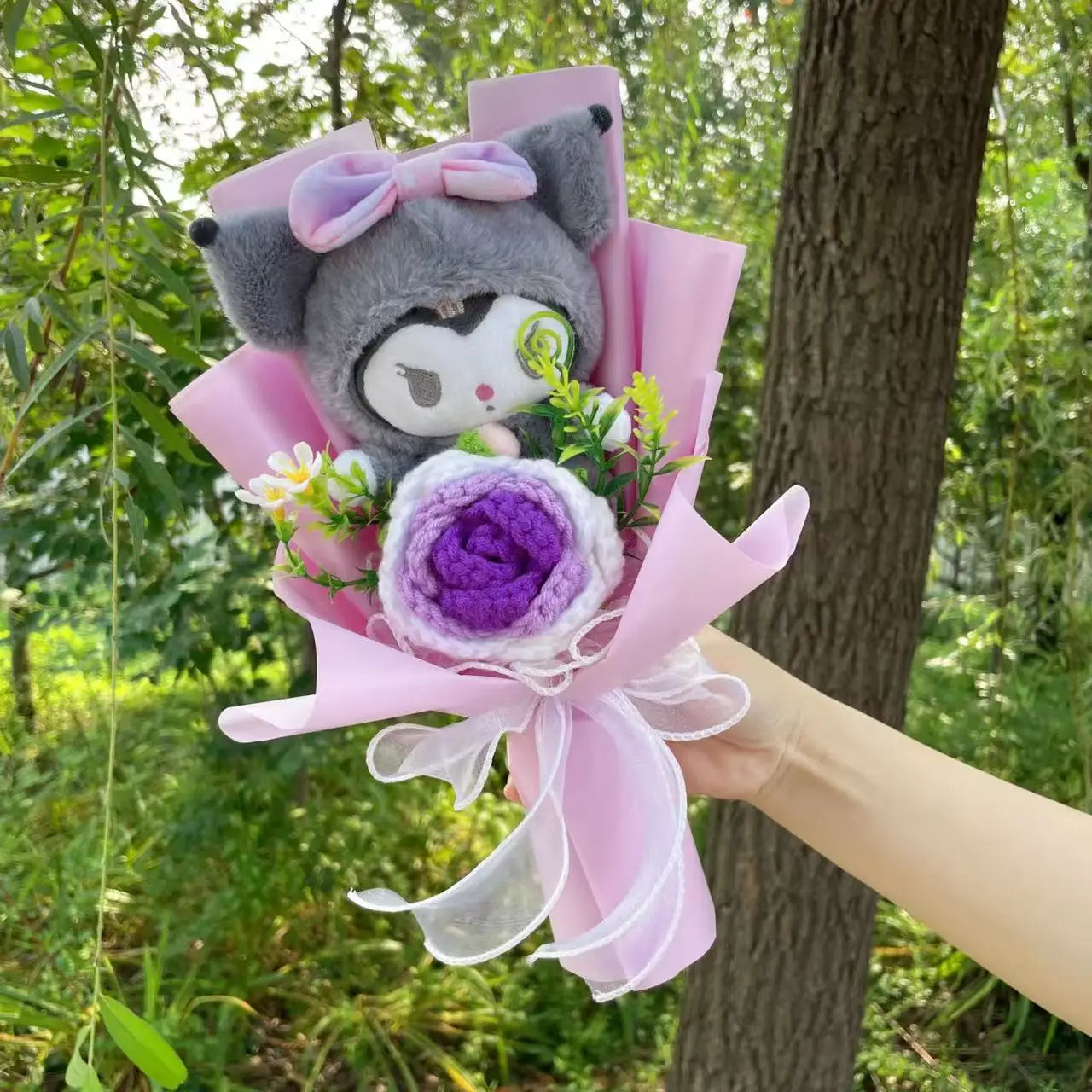 Kuromi SIngle Plush Bouquet