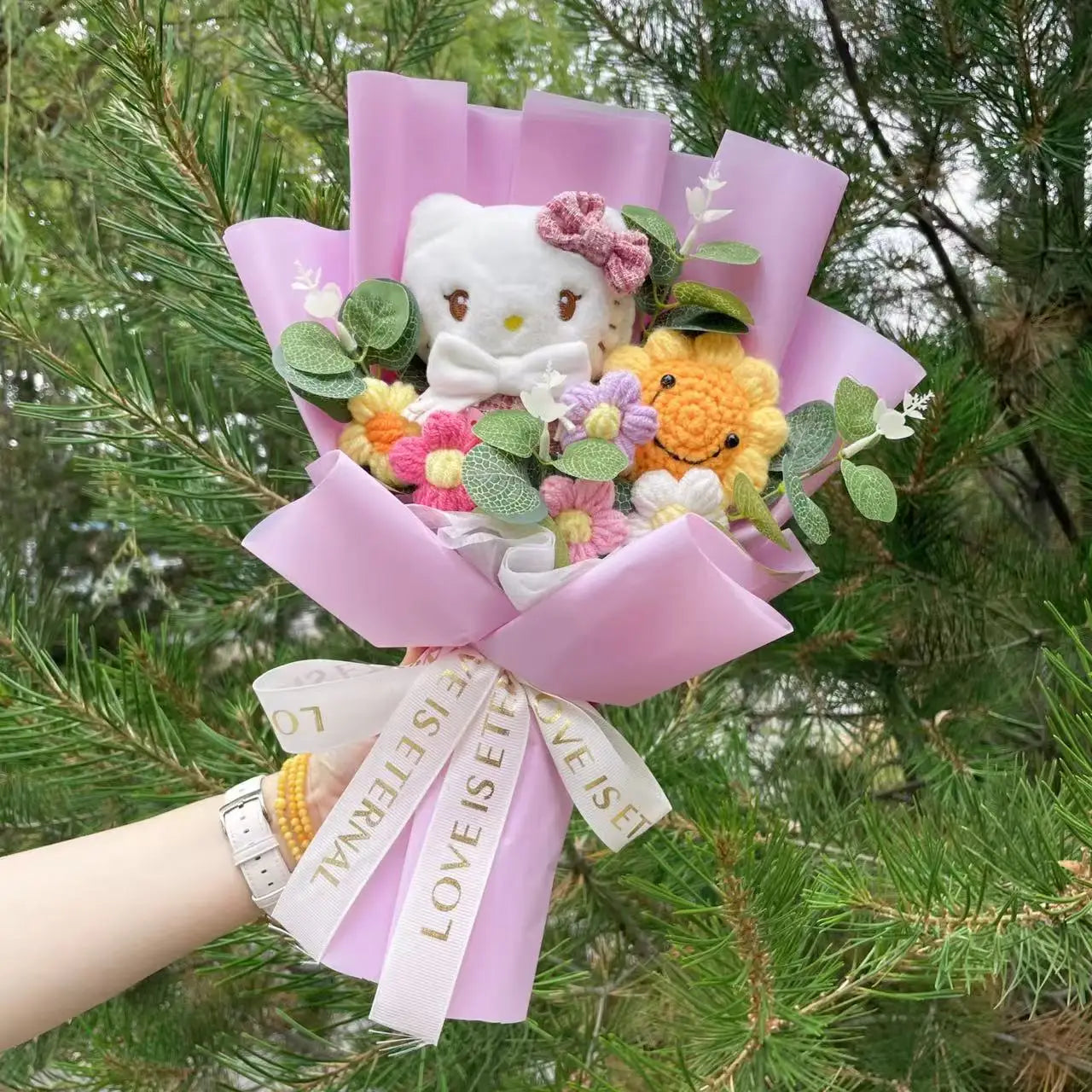 Hello Kitty Single Plush Bouquet