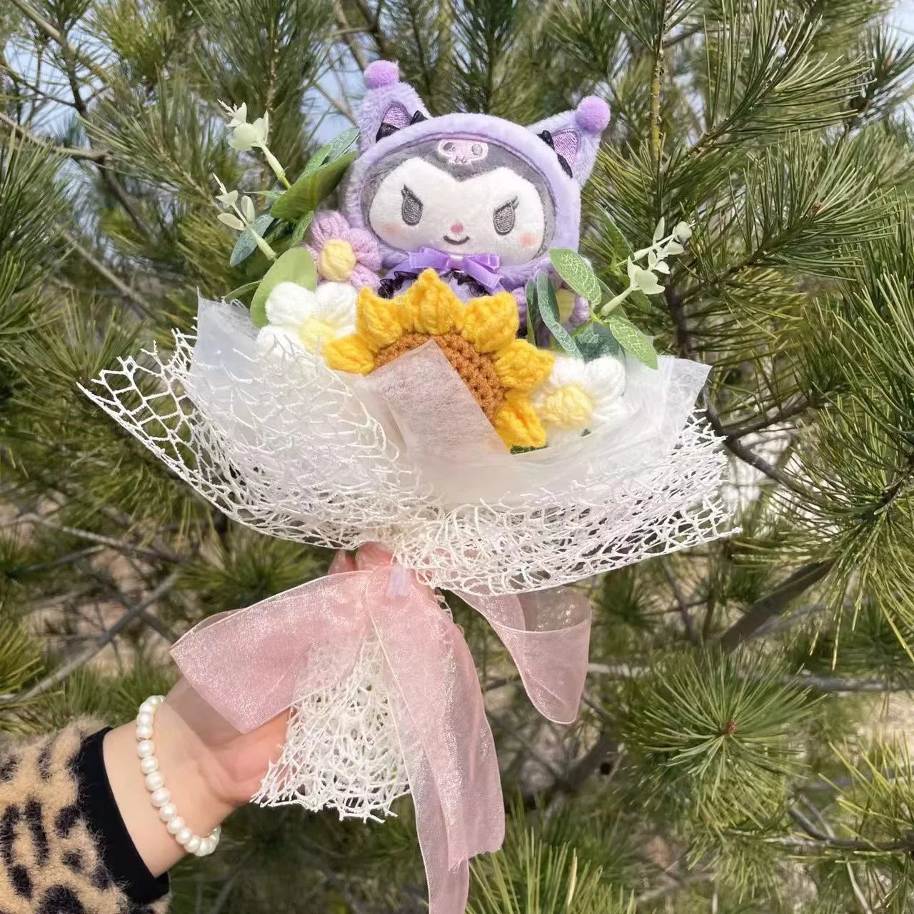Kuromi SIngle Plush Bouquet