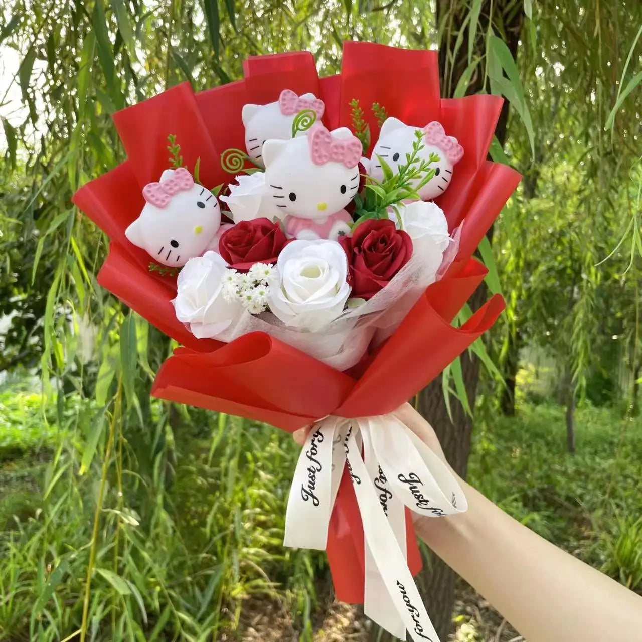 Classic Hello Kitty Plush Bouquet